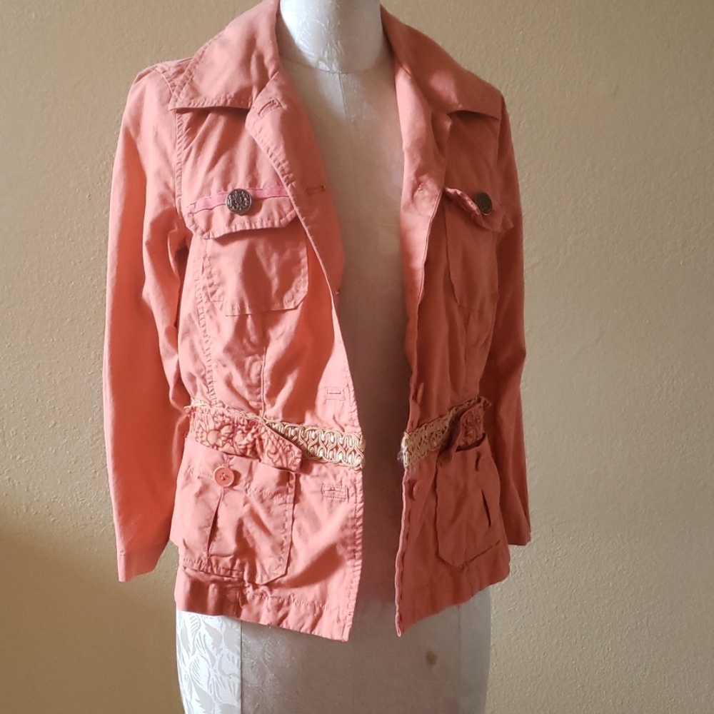 Coral light jacket